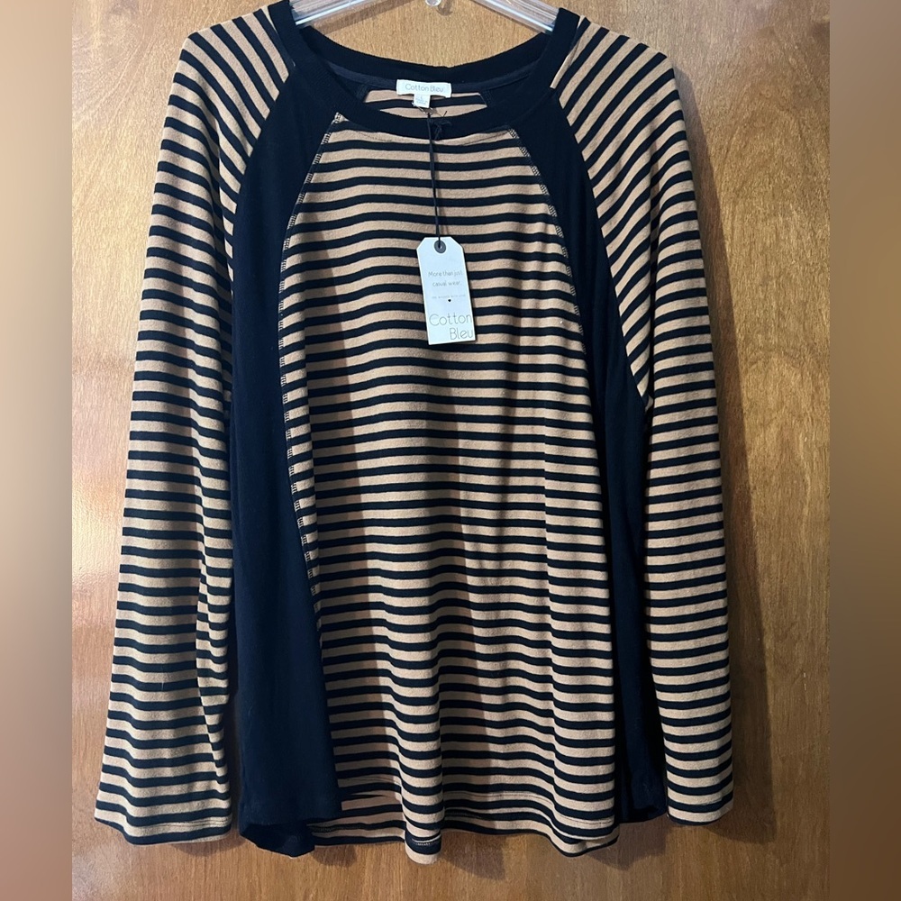 Cotton Bleu long sleeve shirt